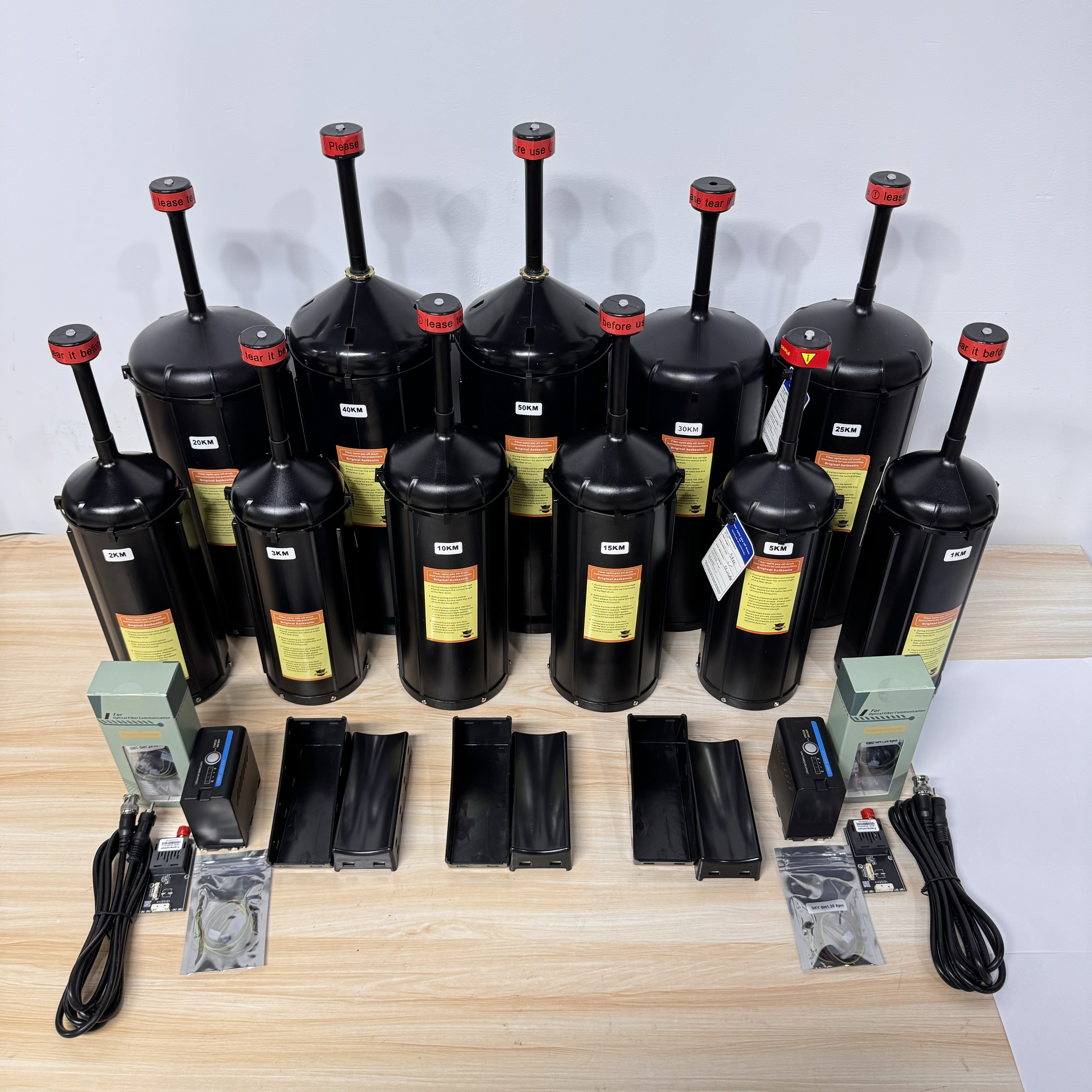 Lightweight optical fiber coil